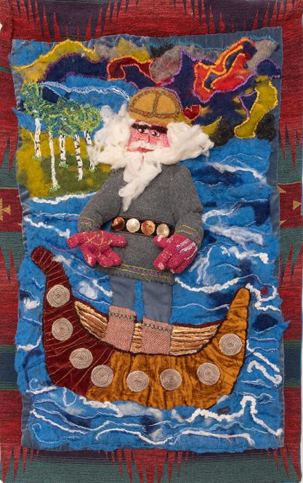 Väinämöinen houkuttelee pohjanakan tytärtä